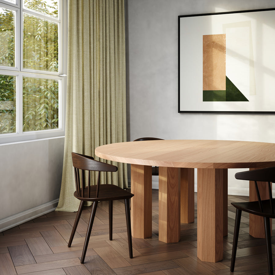 modern dining table round