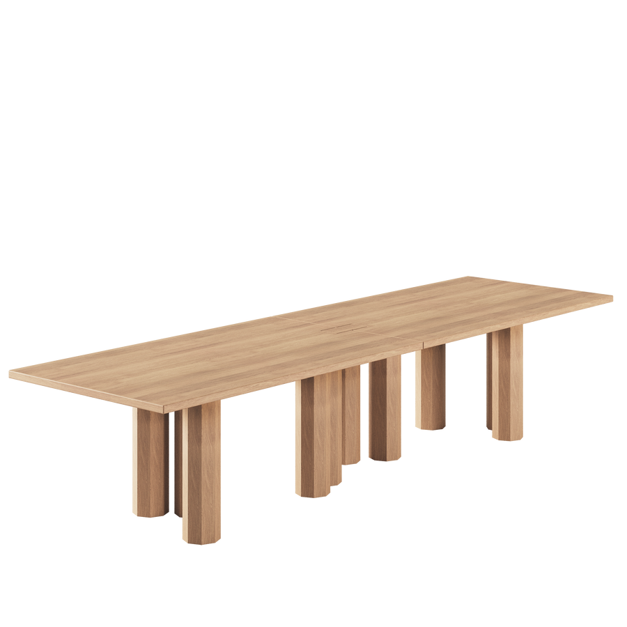 solid wood conference table